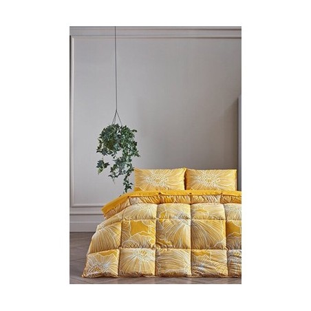 Çift Kişilik Uyku Takımı taç parma sarı