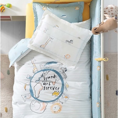 Bebek uyku seti yataş marka mavi Erkek bebek için